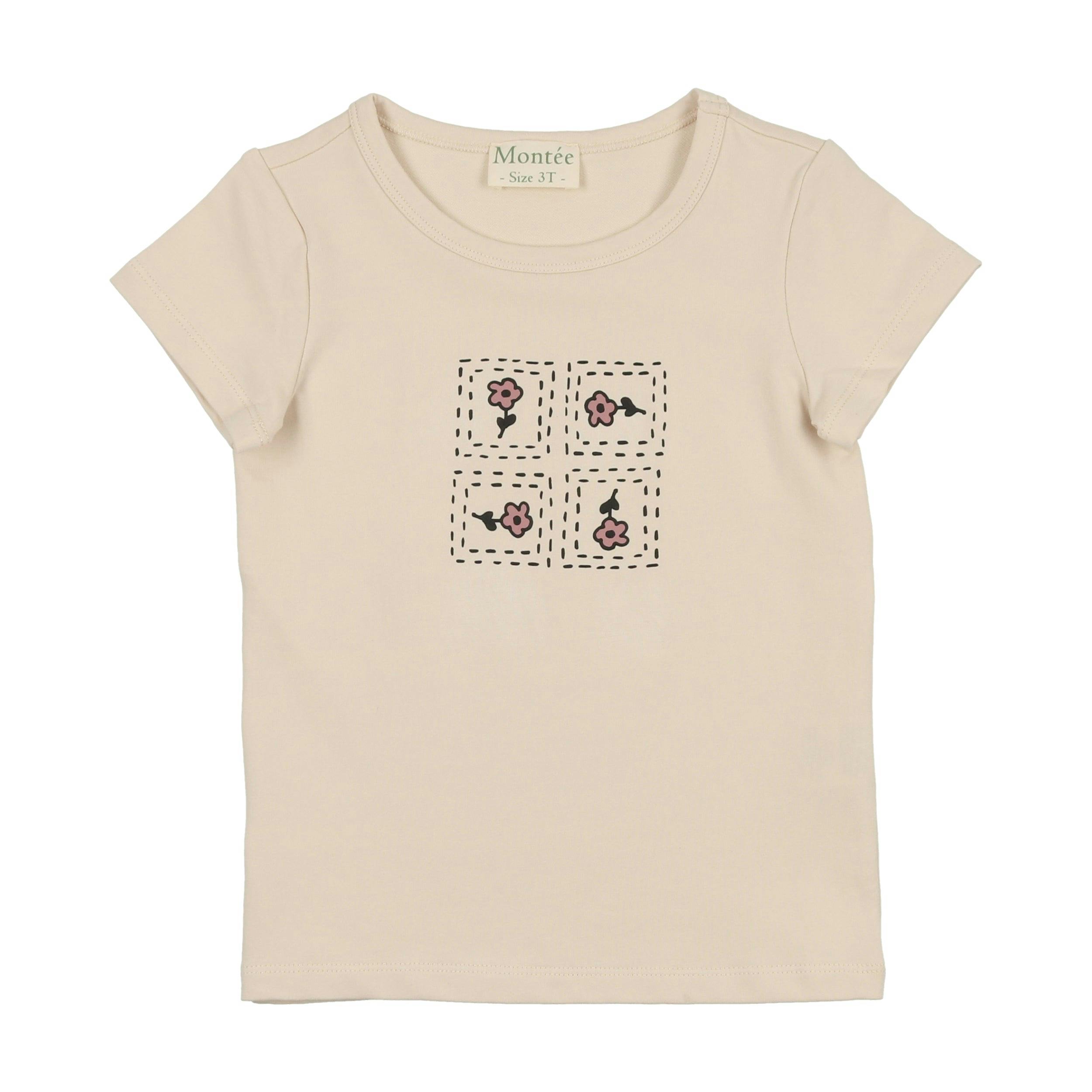Girls Boxy Belt Bag Short Sleeve Shirt