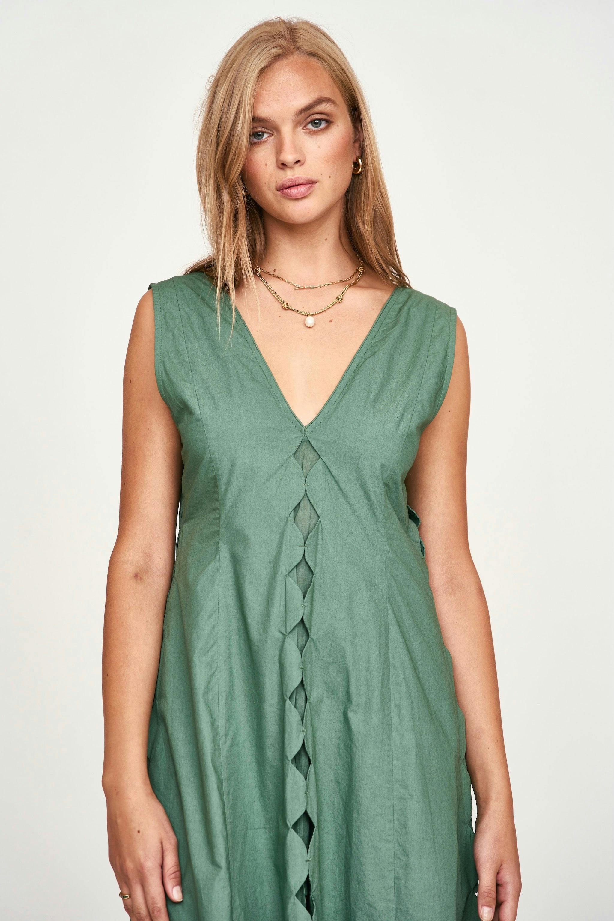Barcelona Dress in Laurel
