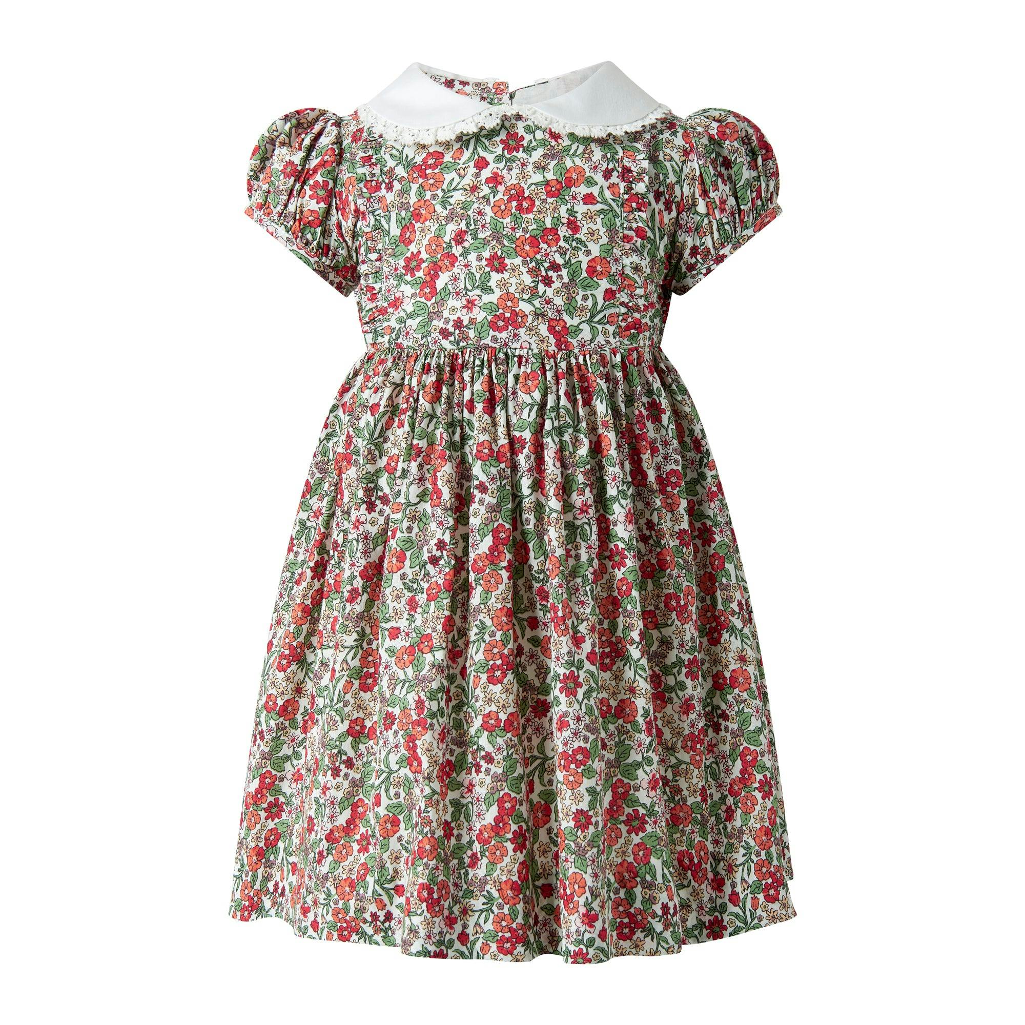 Botanical Frill Front Dress & Bloomers