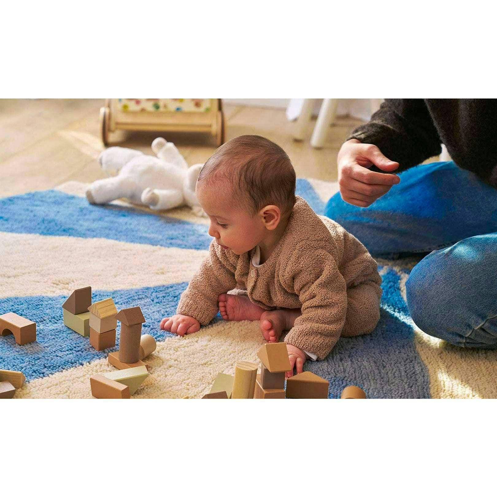 Beach Ball Washable Round Wool Rug