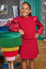 Libba Skirt Textured Red