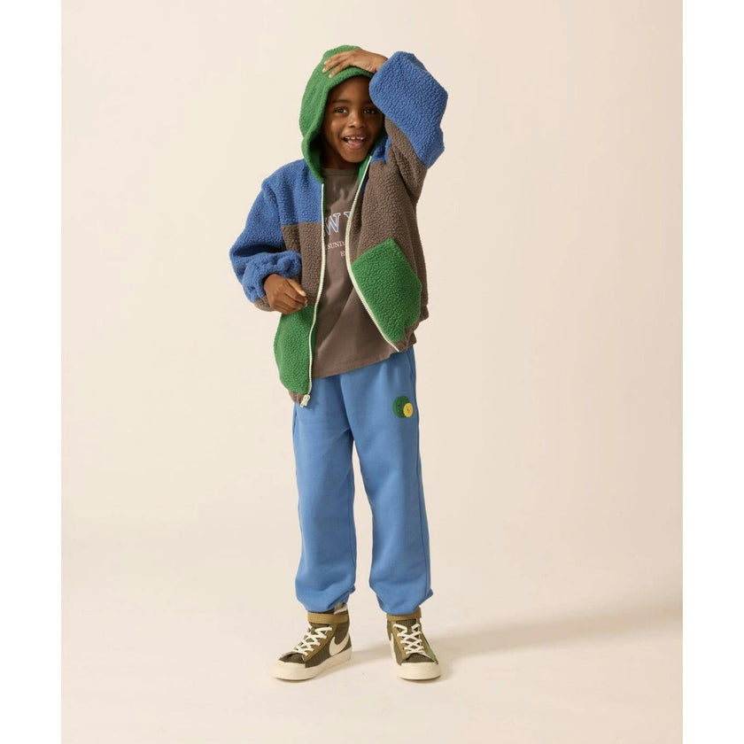 Polar Fleece Zip Up in Blue Note