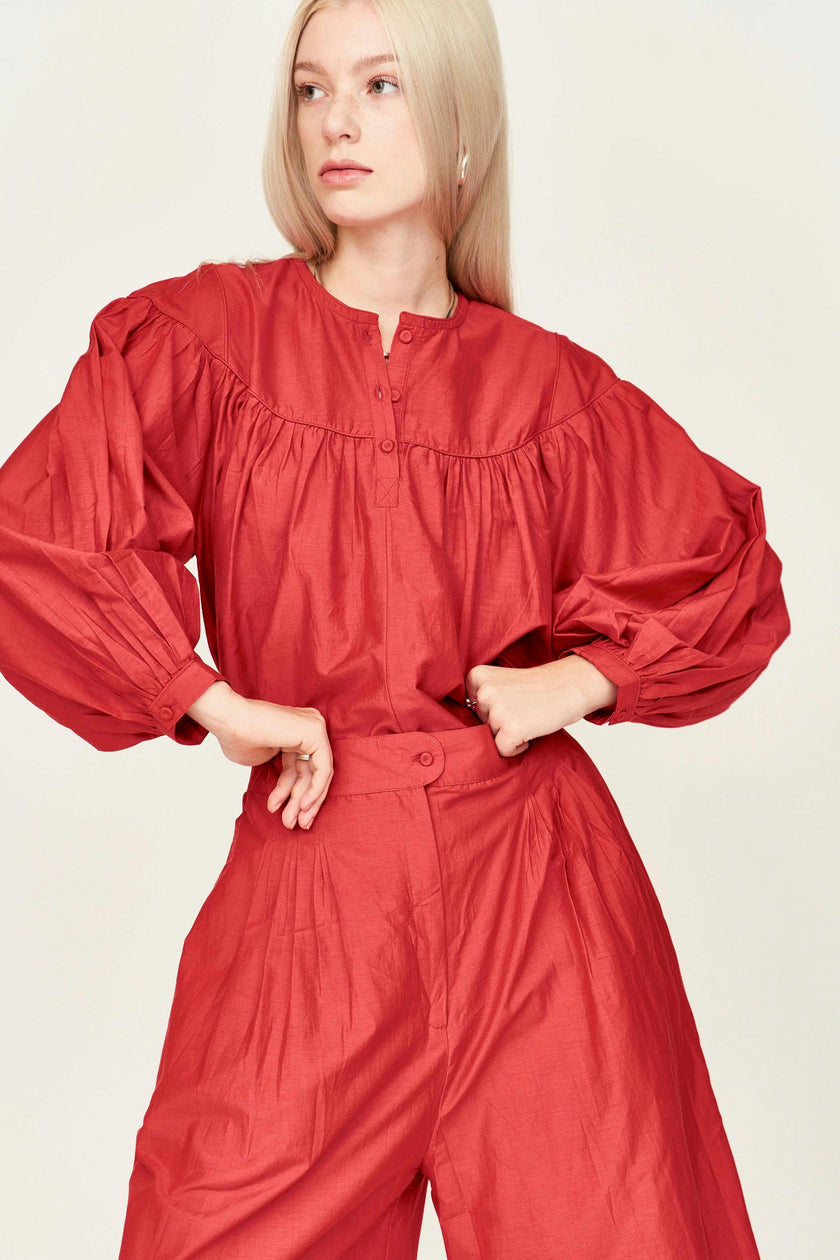 Calistoga Pant in Red
