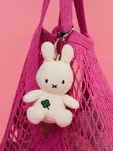 Miffy Four Leaf Clover Keychain Offwhite - 4"