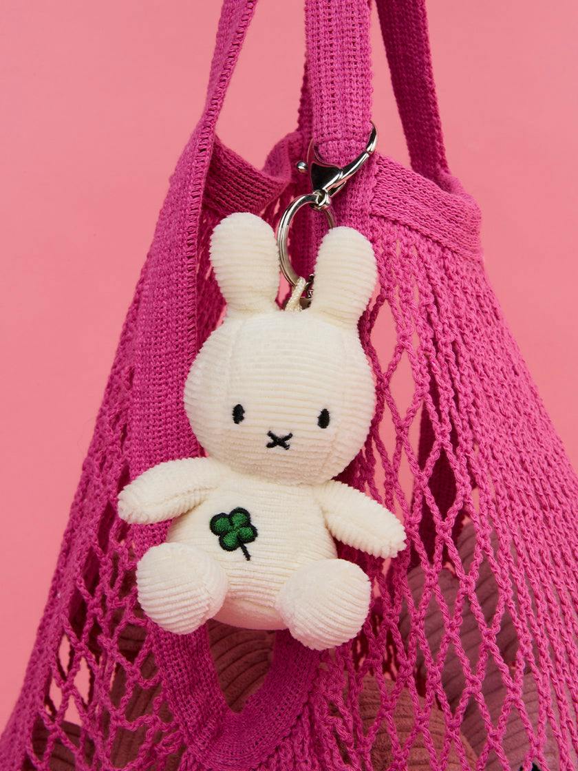 Miffy Four Leaf Clover Keychain Offwhite - 4