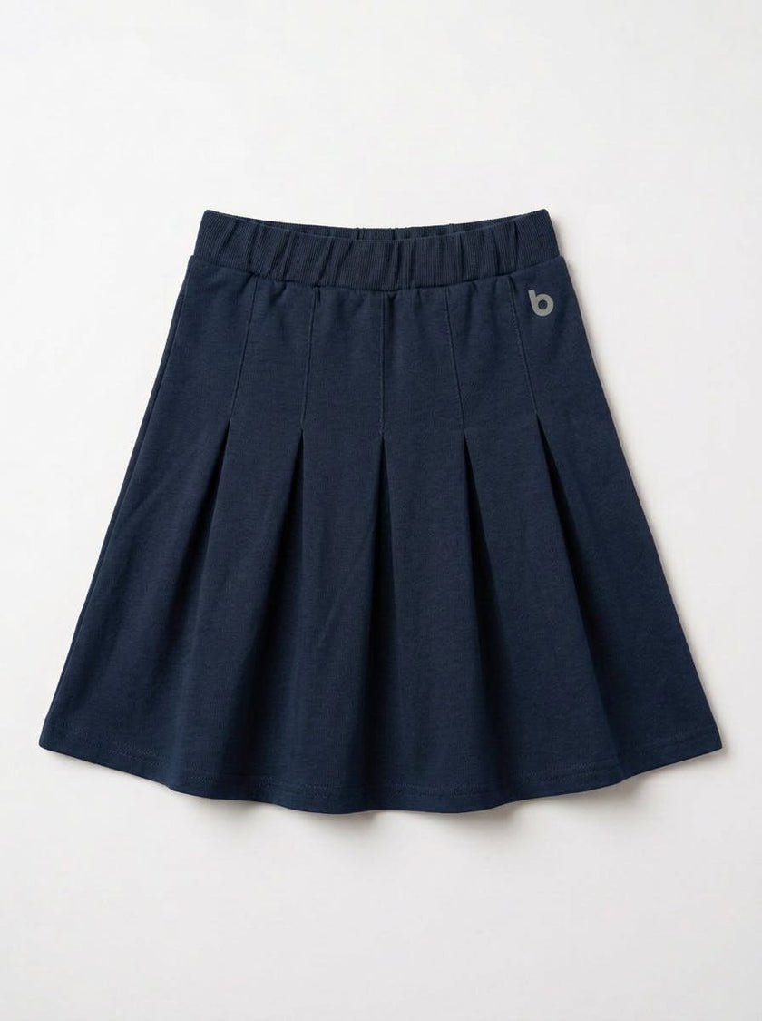 Pleated Sweat Skirt