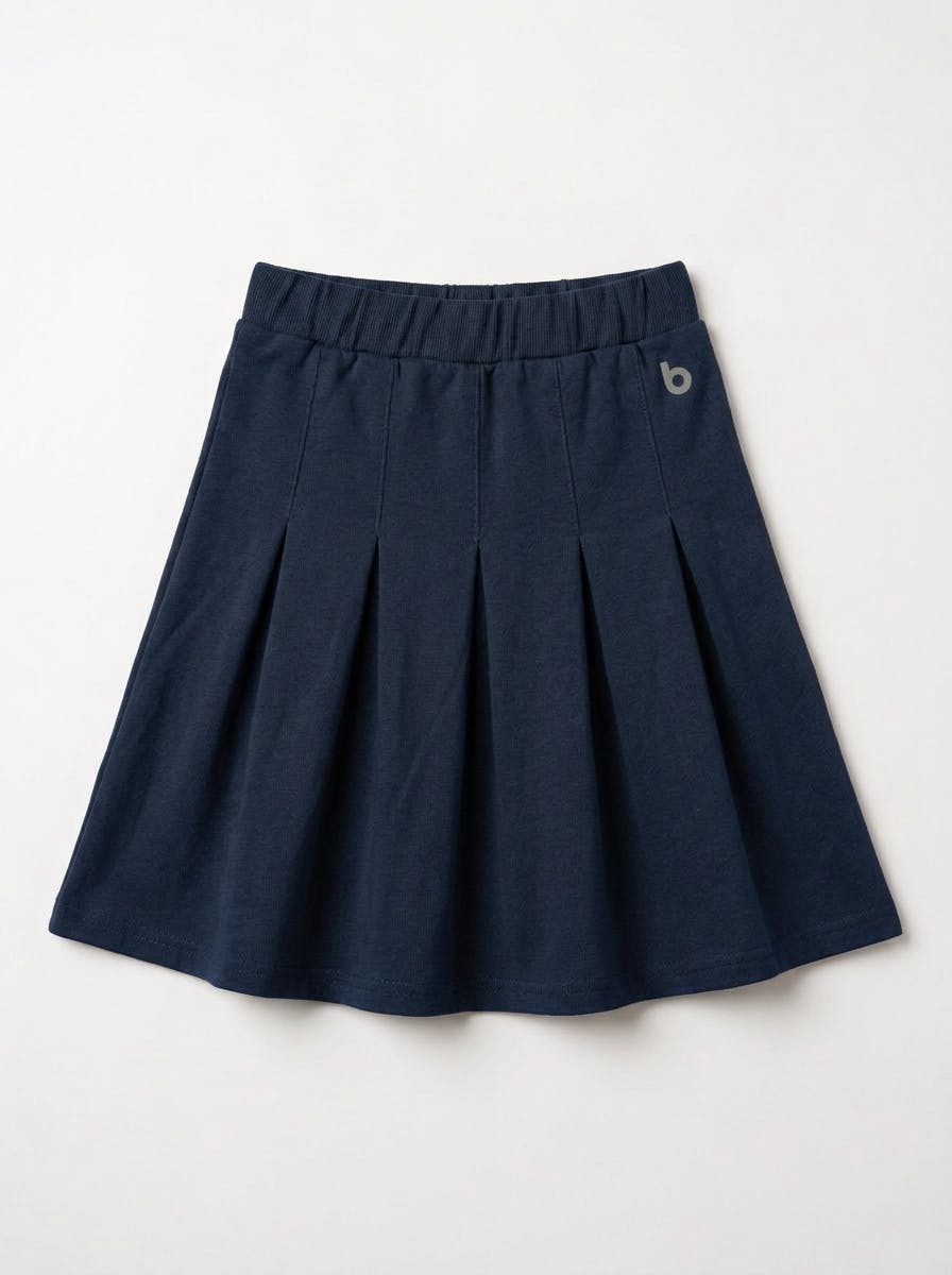 Pleated Sweat Skirt