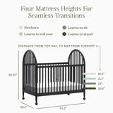 Namesake Alouette 3-in-1 Convertible Spindle Crib