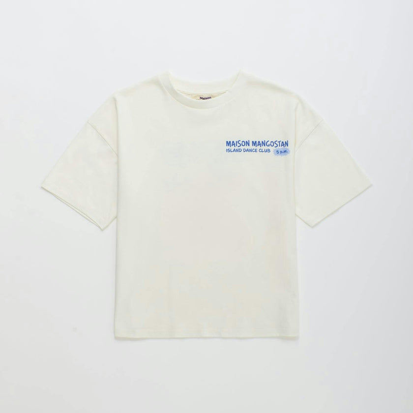 HULA T-SHIRT CLOUDY WHITE