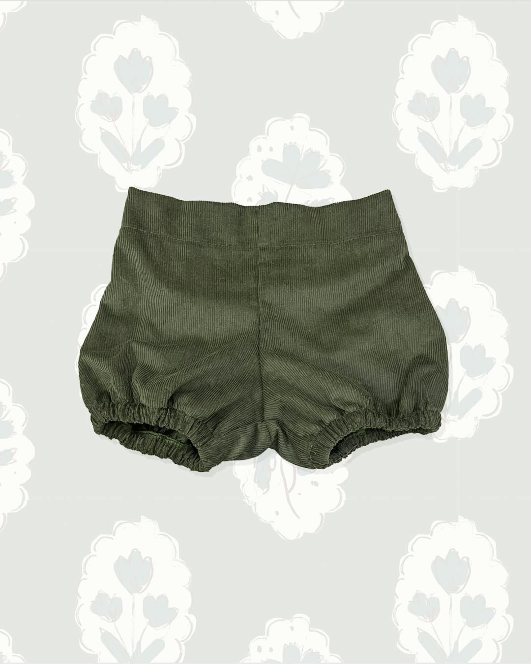 Baby Bloomer in Green Cord