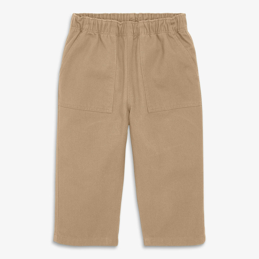 Baby cotton twill pocket pant