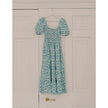 Nicky Hilton x La Coqueta Blue Bow Floral London Women Long Dress