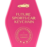 Future Sports Car Keychain
