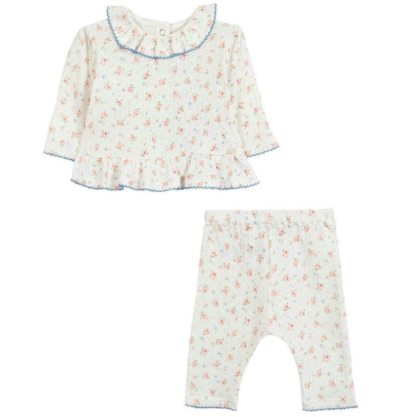 TARTINE ET CHOCOLAT Tiny Flowers Baby Set