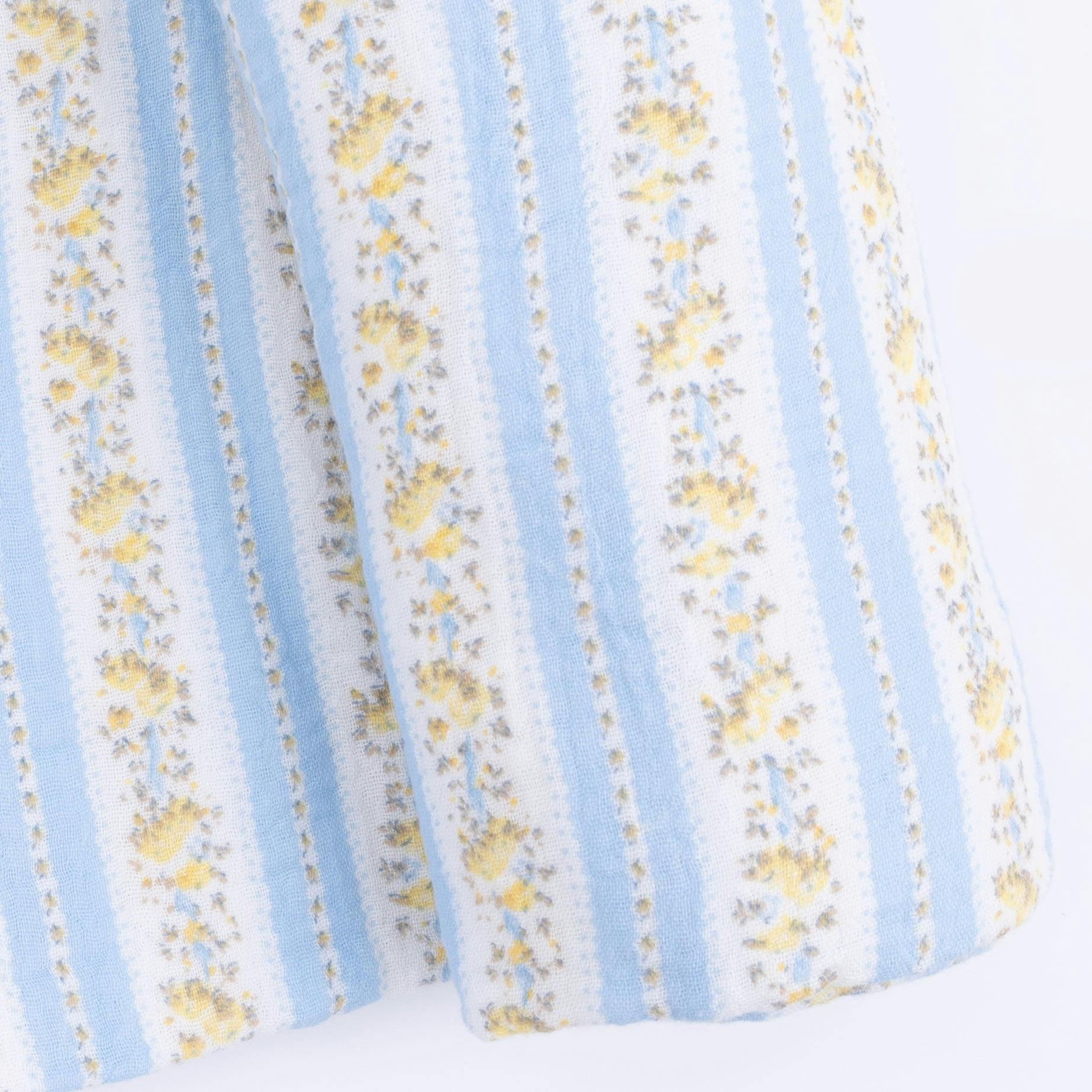 Odalys Floral Stripe - Swaddle Blanket