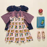 Girls Eliza Dress - Eyelet Embroidery