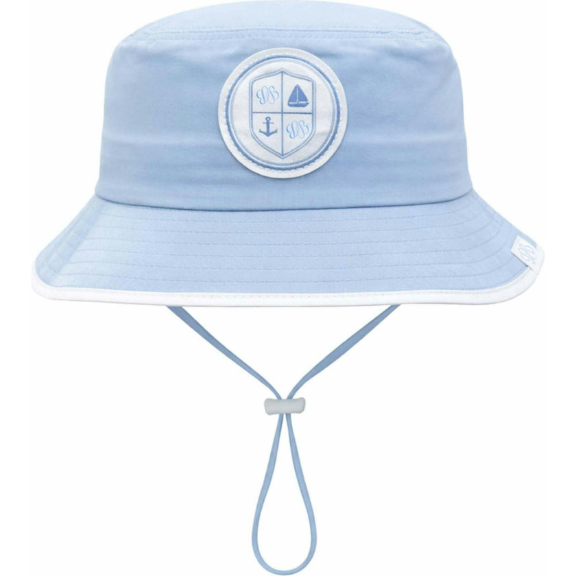 Coastal Crest Bucket Hat, Blue
