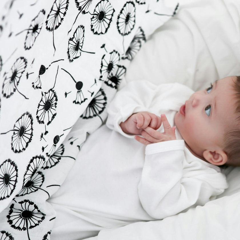 XL DANDELION MUSLIN - for newborn to 4 months old babies