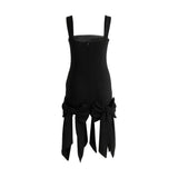Black Elliston Bow-Tail Dress