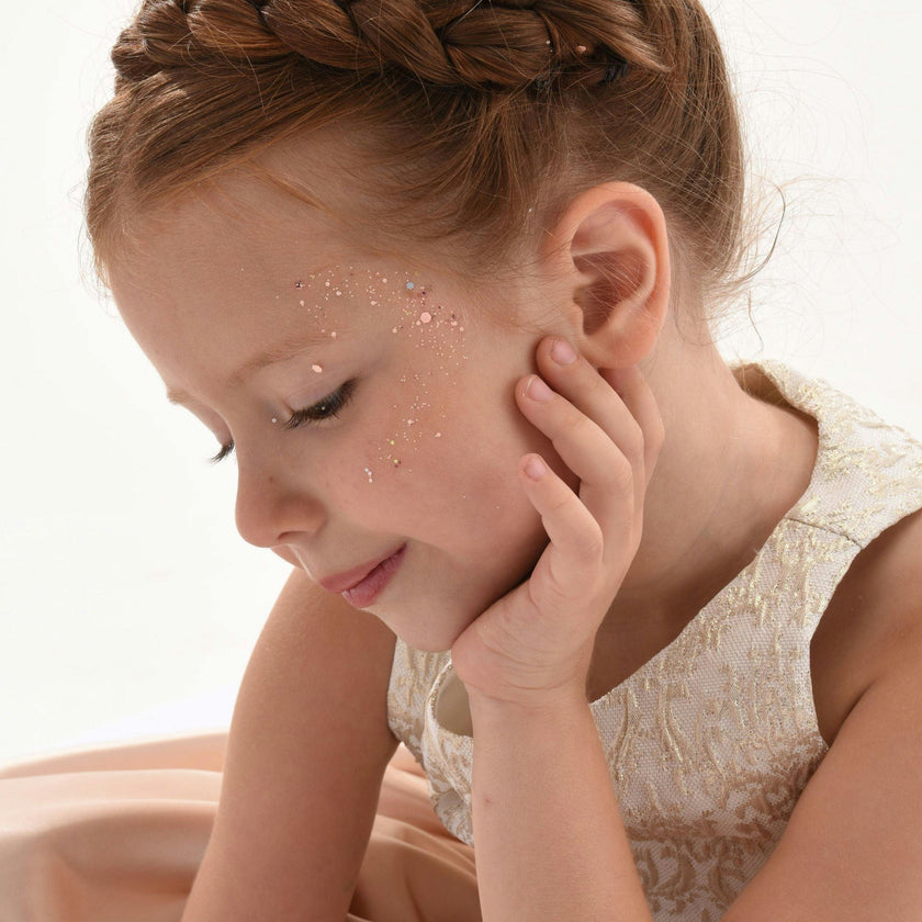 Rose Gold Elwood Satin Bow Dress