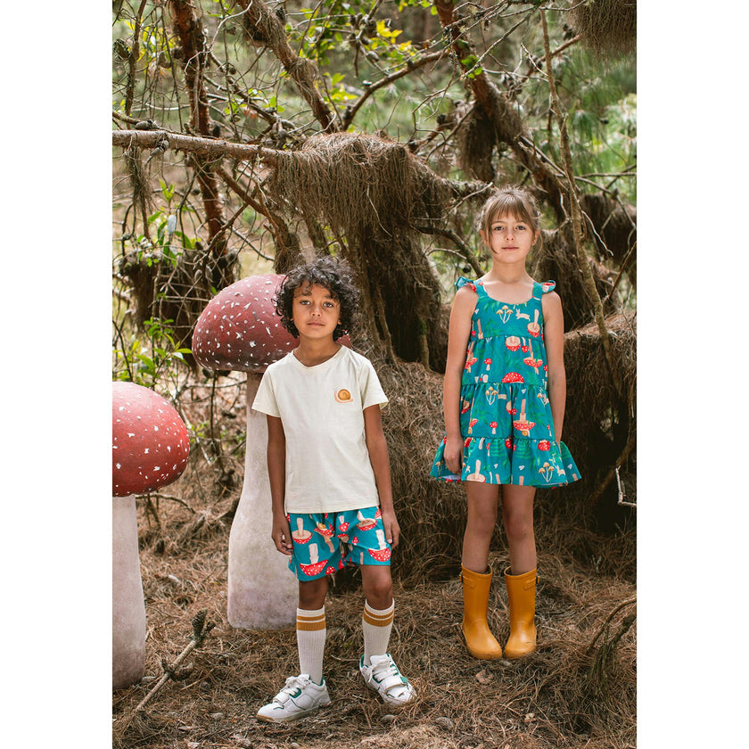 BOSQUE DE HONGOS VERDE - CORISSIA DRESS