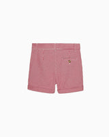Charlie Chino Shorts in Red Stripe