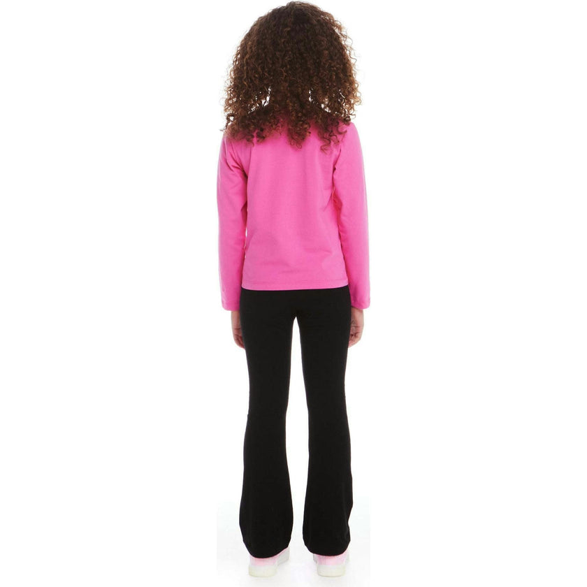 SpongeBob SquarePants™ x Andy & Evan® | Kids Krabby Patty Sleigh Ride Tee | Pink