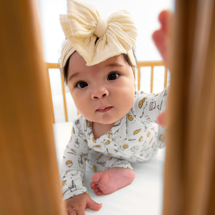 Milk and Cookies Bamboo Convertible Footie