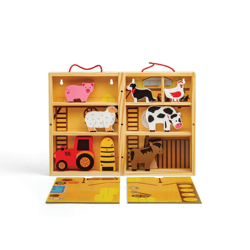 Farm Animal Play Box