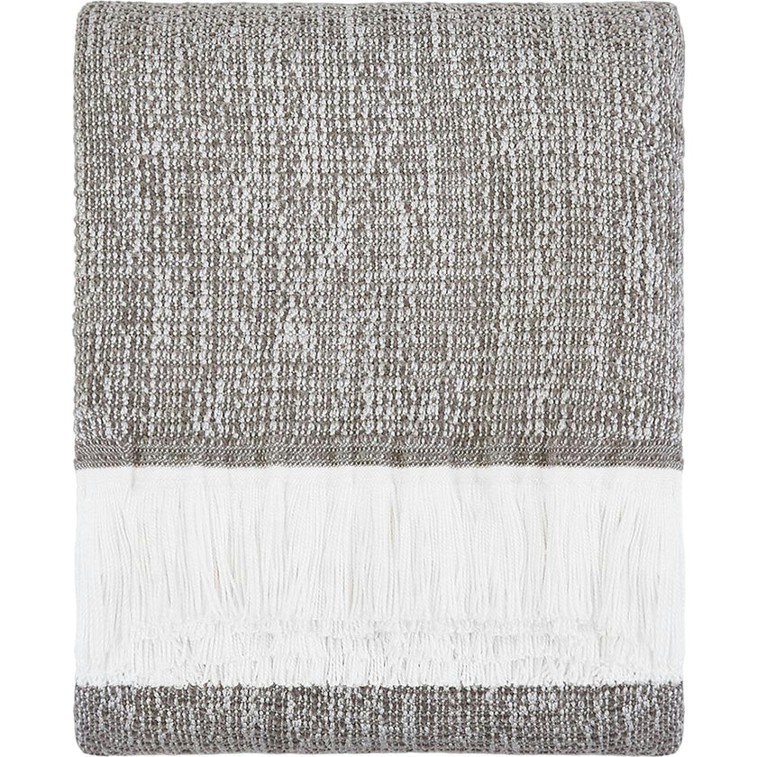 Crosshatch Stain Resistant Indoor Outdoor Throw