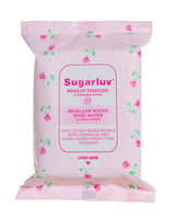 Rosewater Facial Wipes and Rhinestone Heart Acne Patches Duo