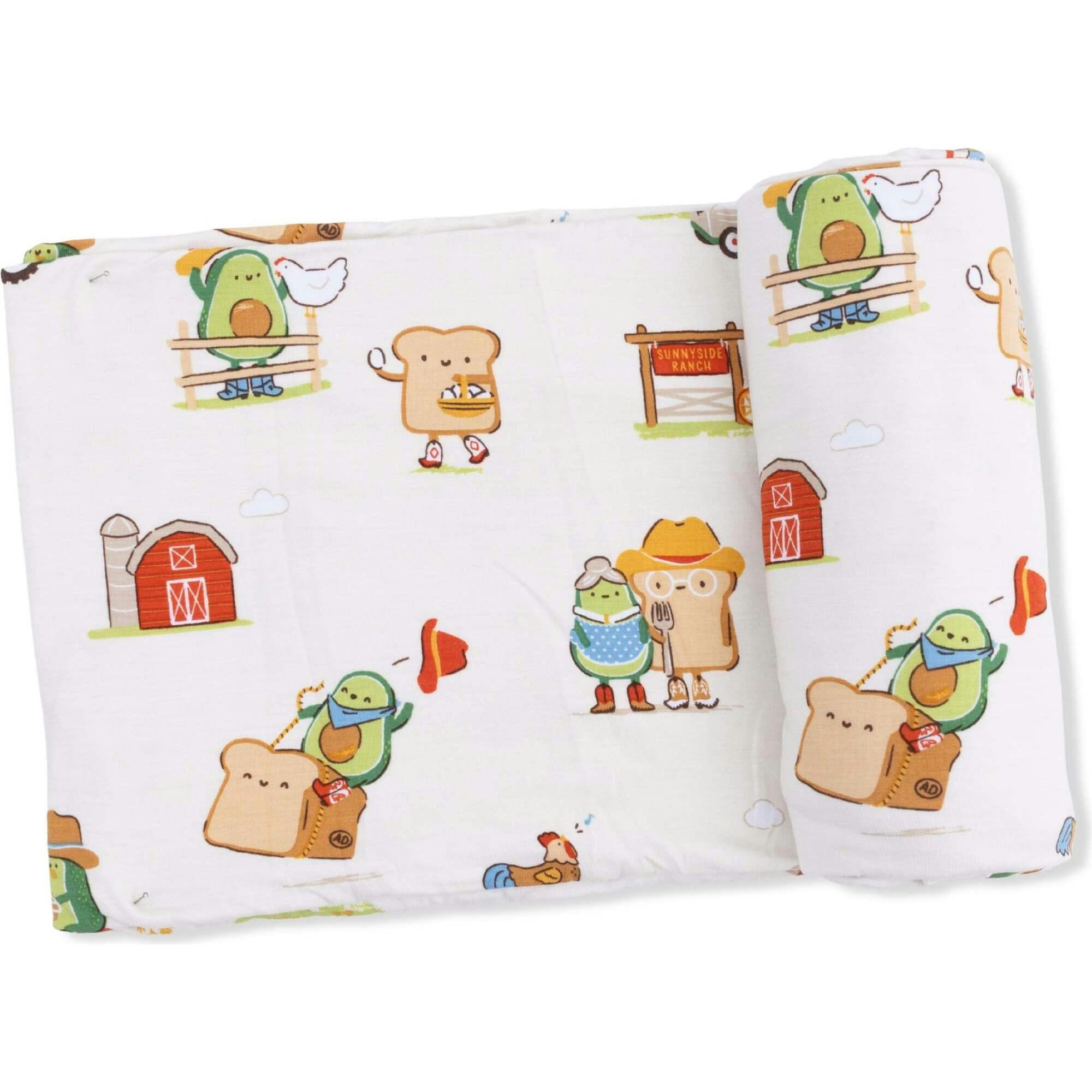 Avocado Toast - American Gothic - Swaddle Blanket
