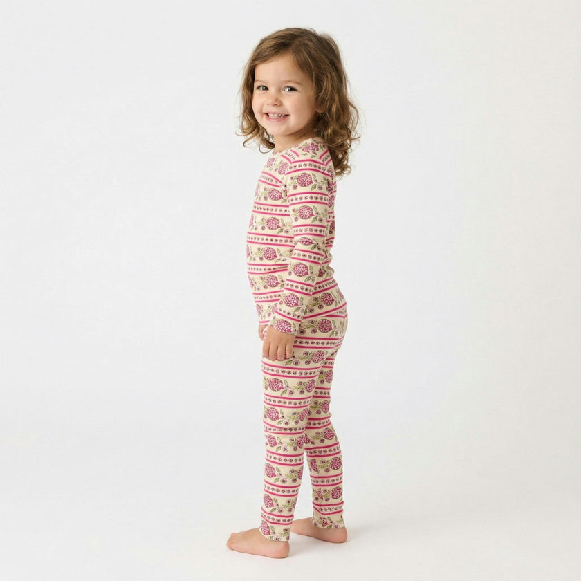 Pomegranate Soiree Bamboo Toddler Pajama
