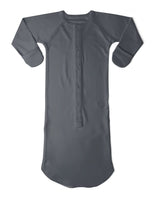 24 HOUR CONVERTIBLE GOWN | MIDNIGHT — Bamboo Organic Cotton Blend