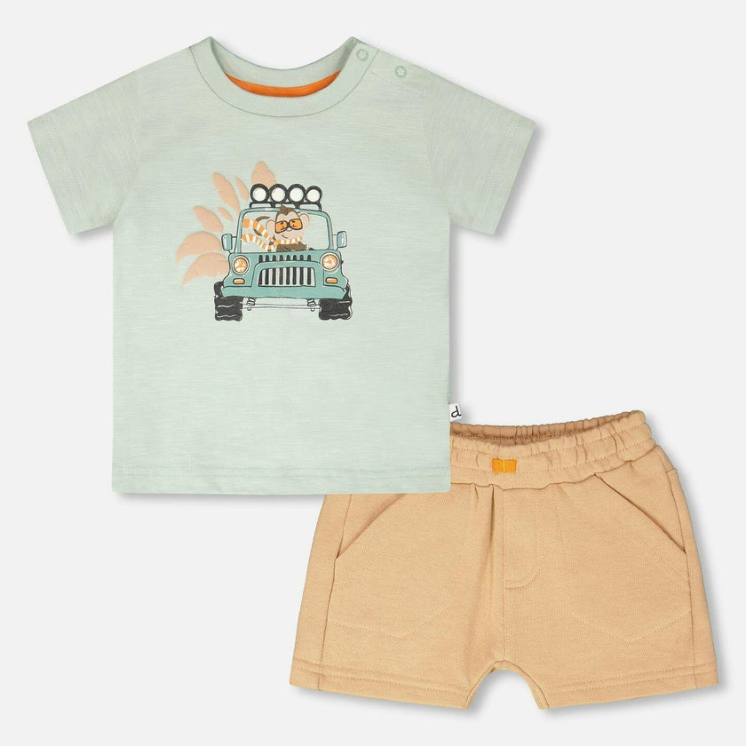 Organic Cotton T-Shirt And Short Set