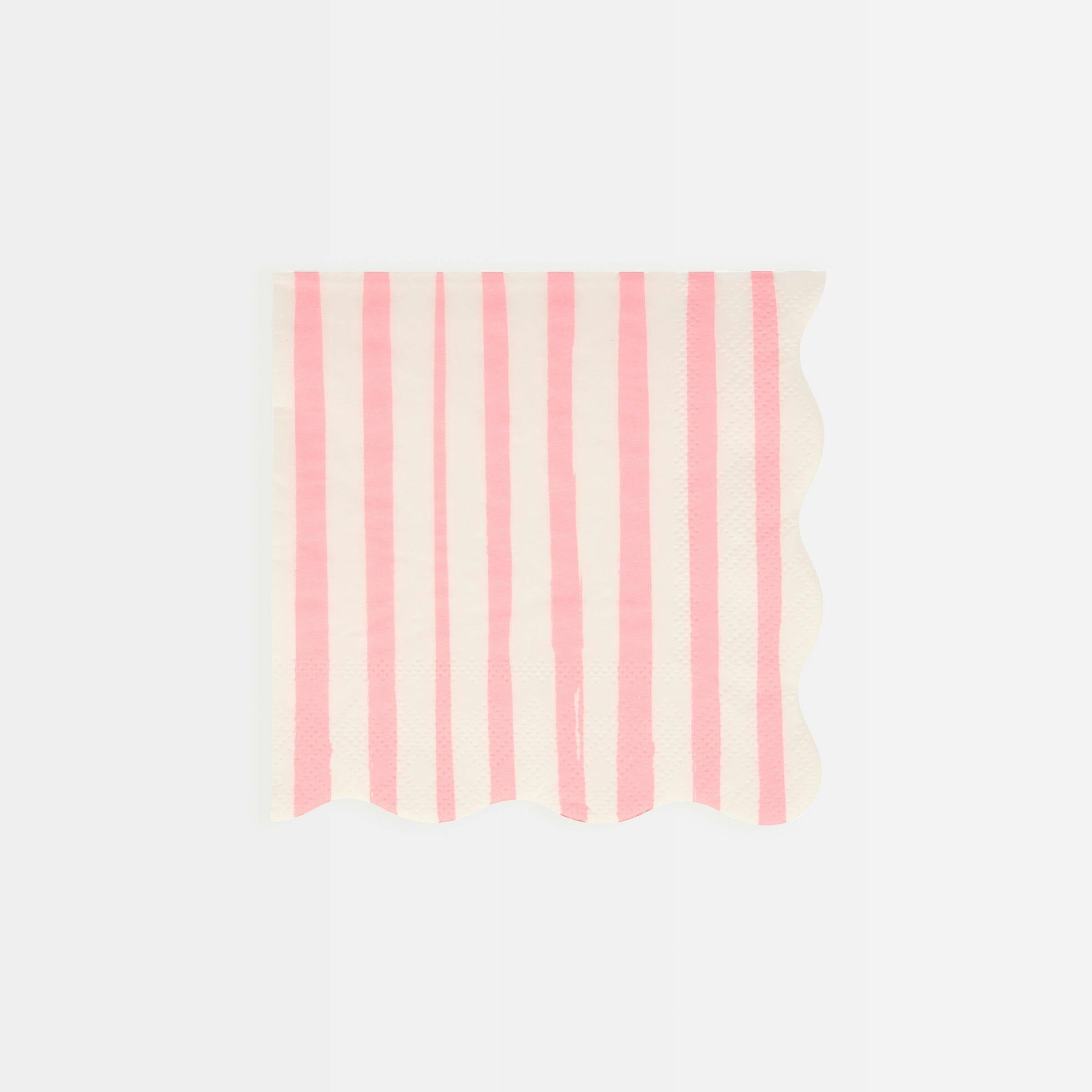 Mixed Stripe Small Napkins