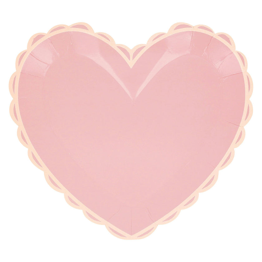 Pastel Heart Large Plates