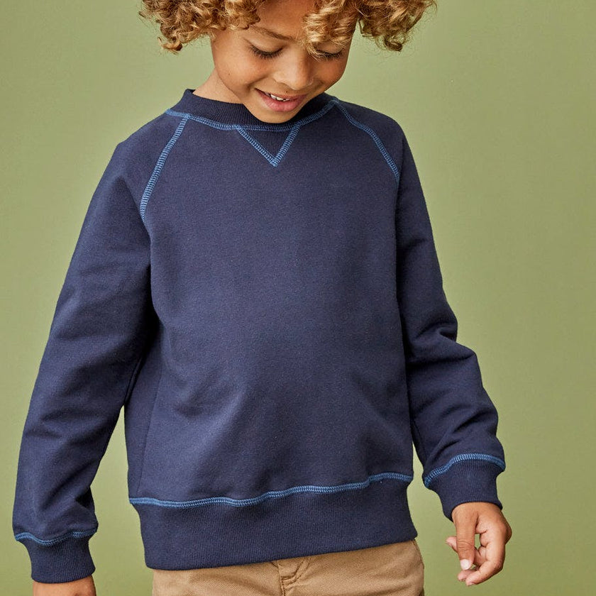 Raglan Sleeve Fleece Sweatshirt