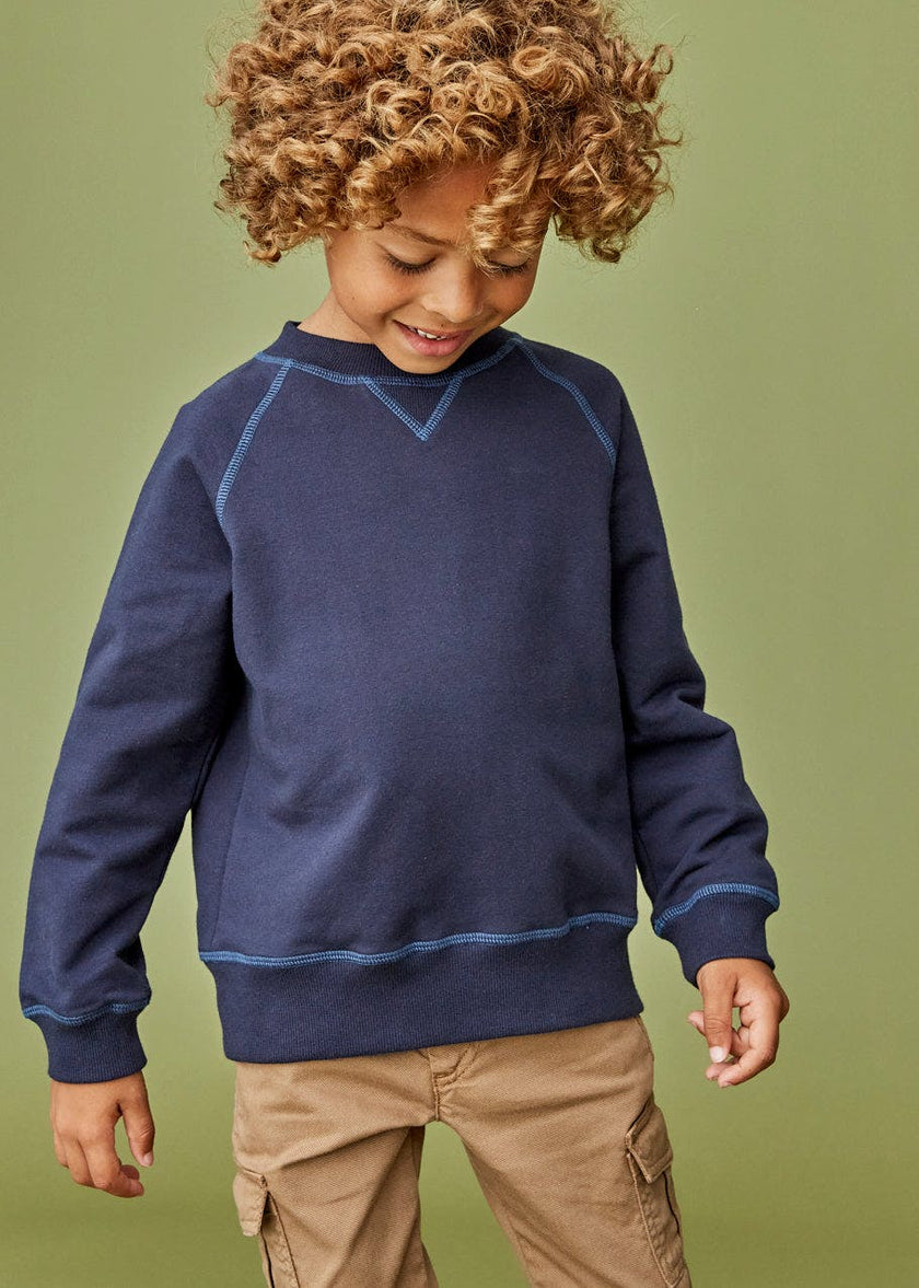 Raglan Sleeve Fleece Sweatshirt