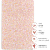 Organic Muslin Cotton Mini Crib Sheet