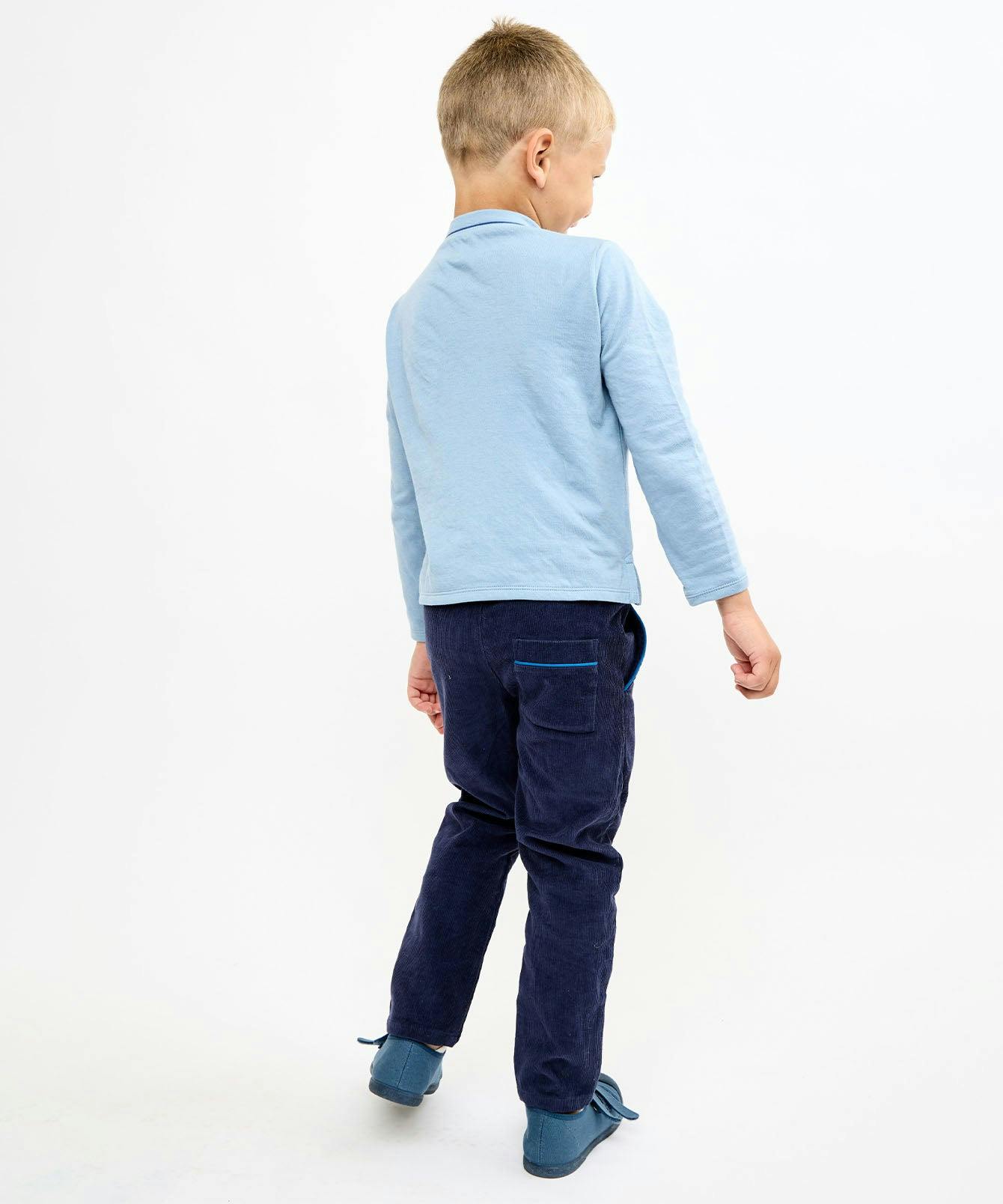 Henley T-Shirt, Dusty Blue