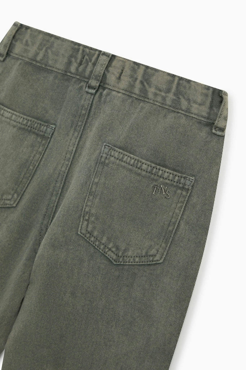 TNS Denim Baggy Pant Tea Leaf