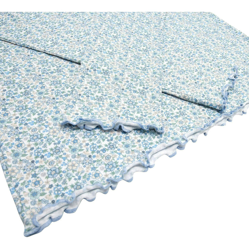 Women's Slate Floral Pima Pajamas Set