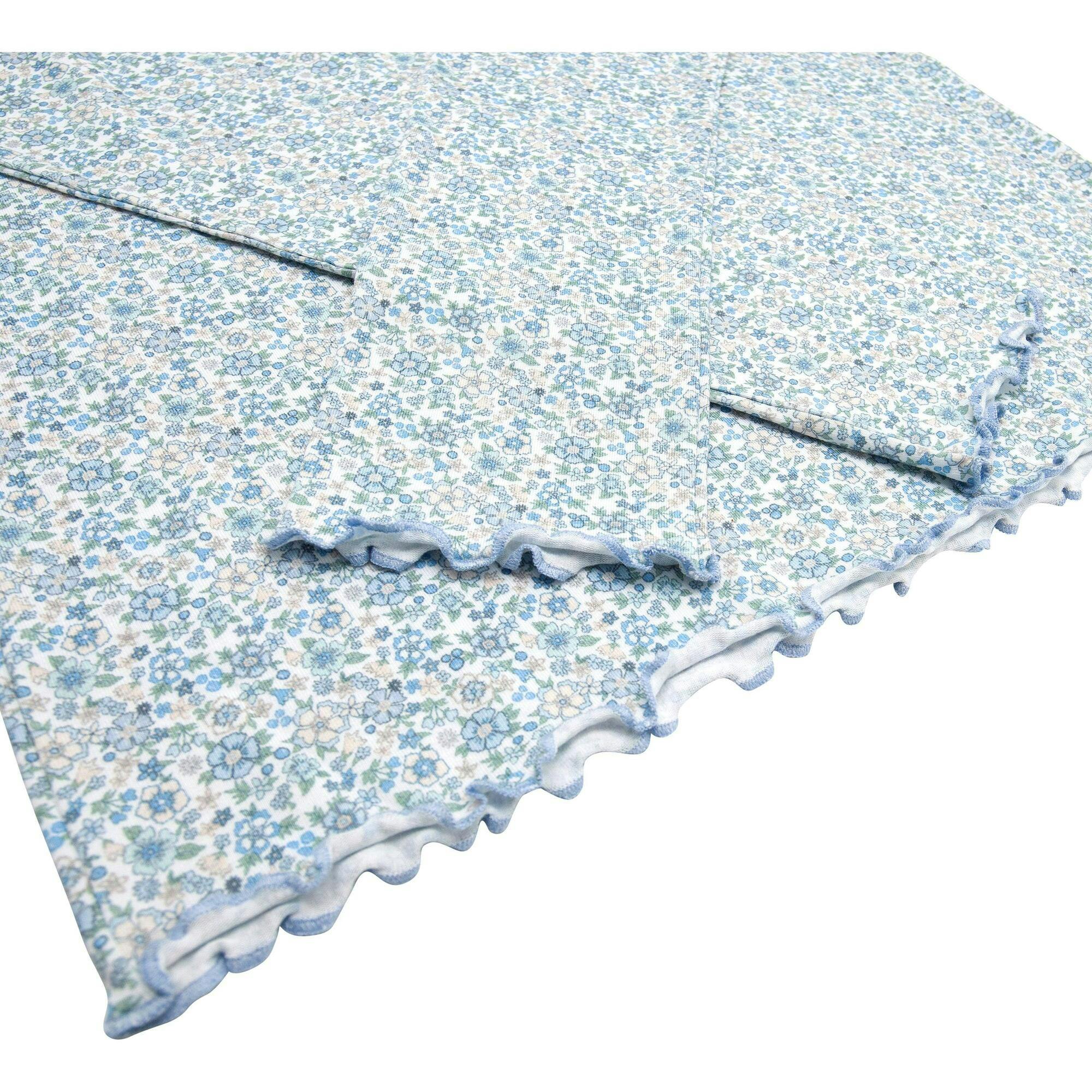 Women's Slate Floral Pima Pajamas Set