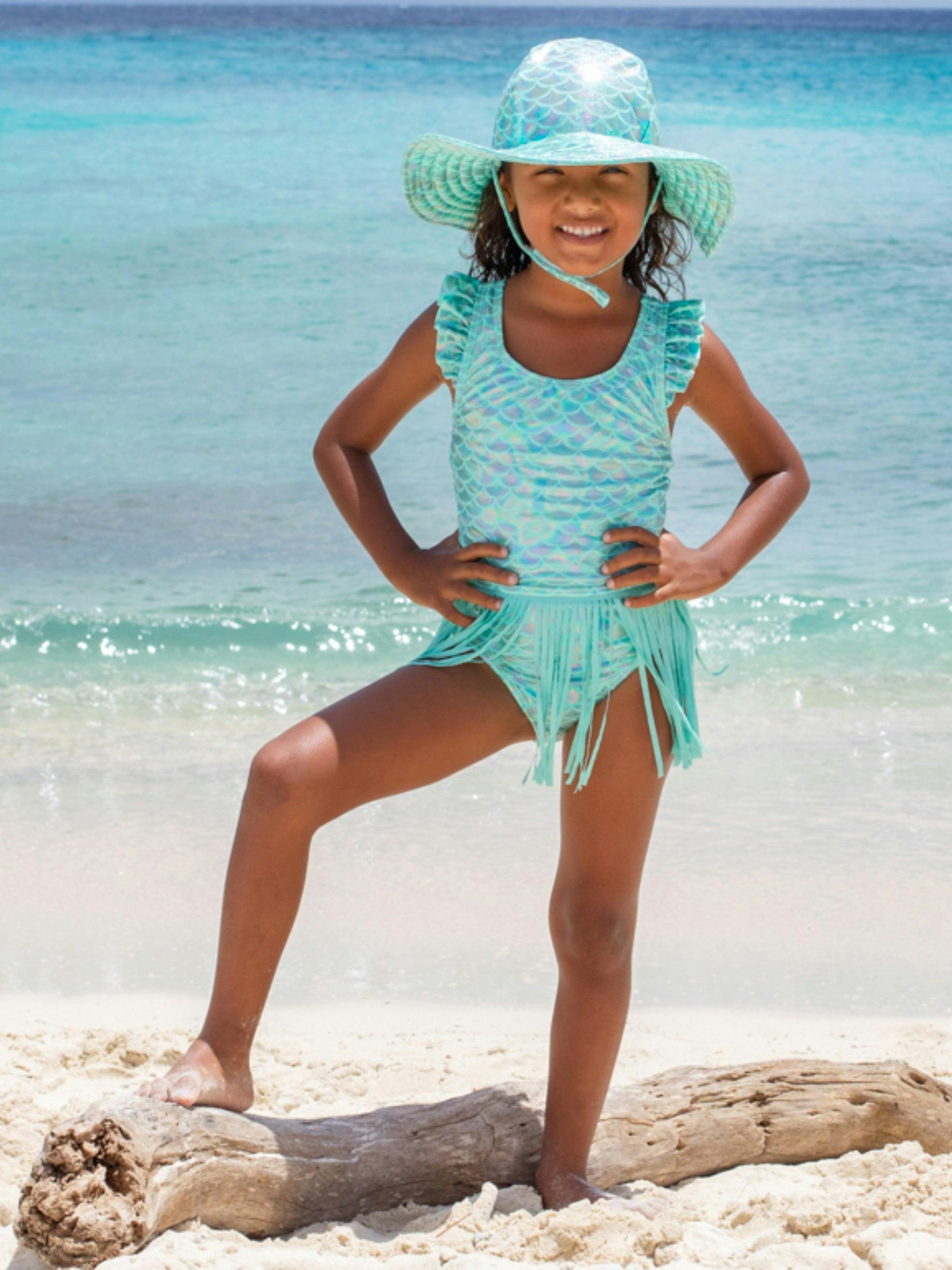 UPF 50+ Keilani Fringe Swimsuit