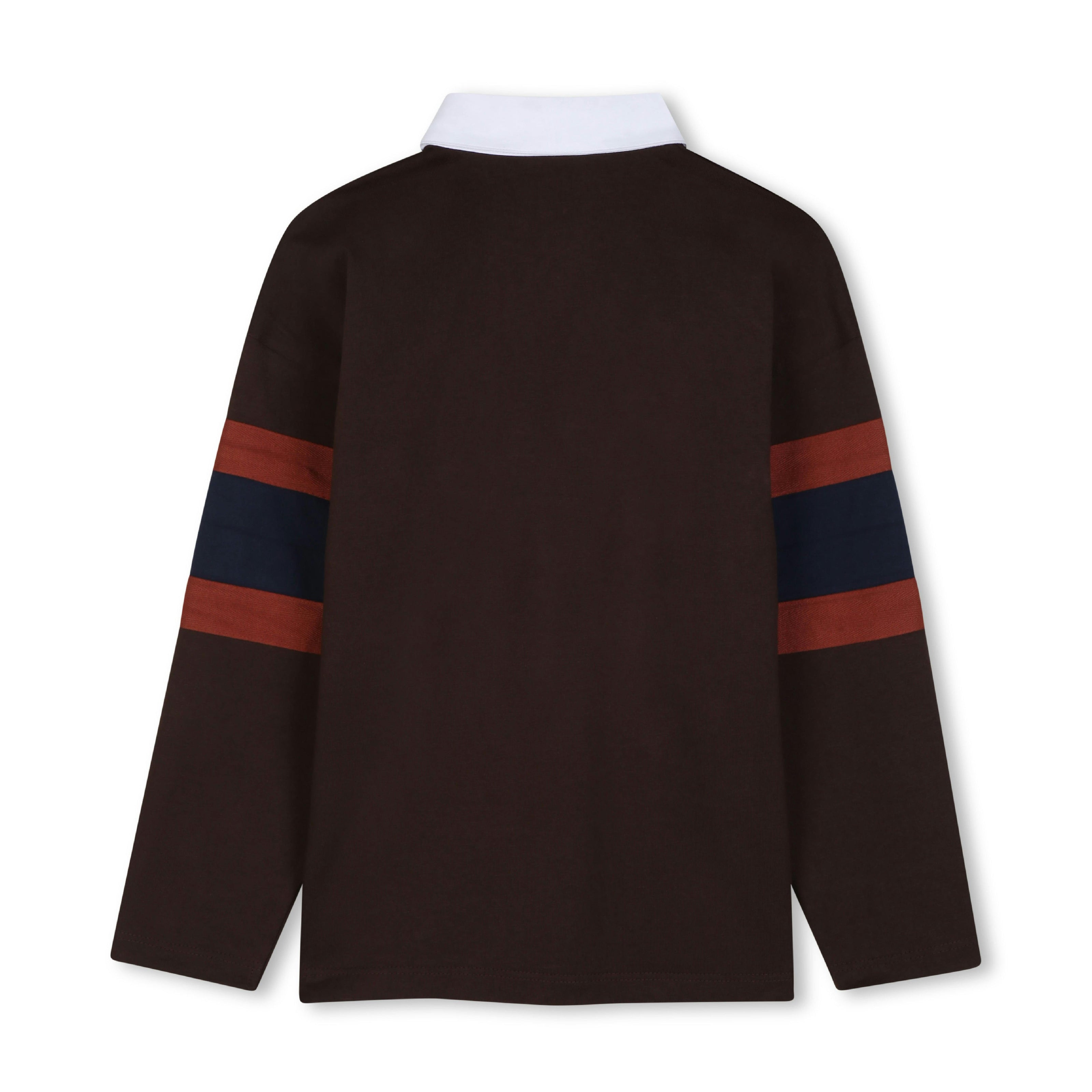 Brown Oversized Polo Shirt