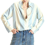 Collectible Stripe Silk Shirt