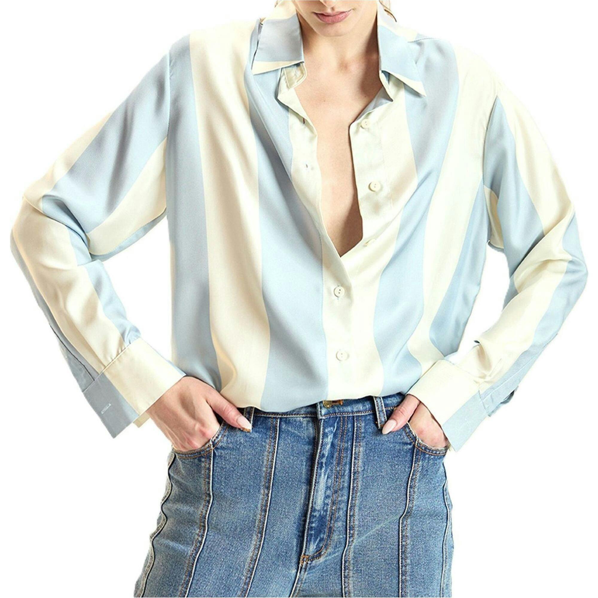 Collectible Stripe Silk Shirt