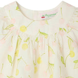 BONPOINT Lala Cherries Baby Blouse - Powder Rose