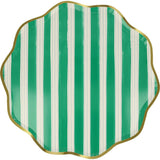 Festive Stripe Dinner Plates